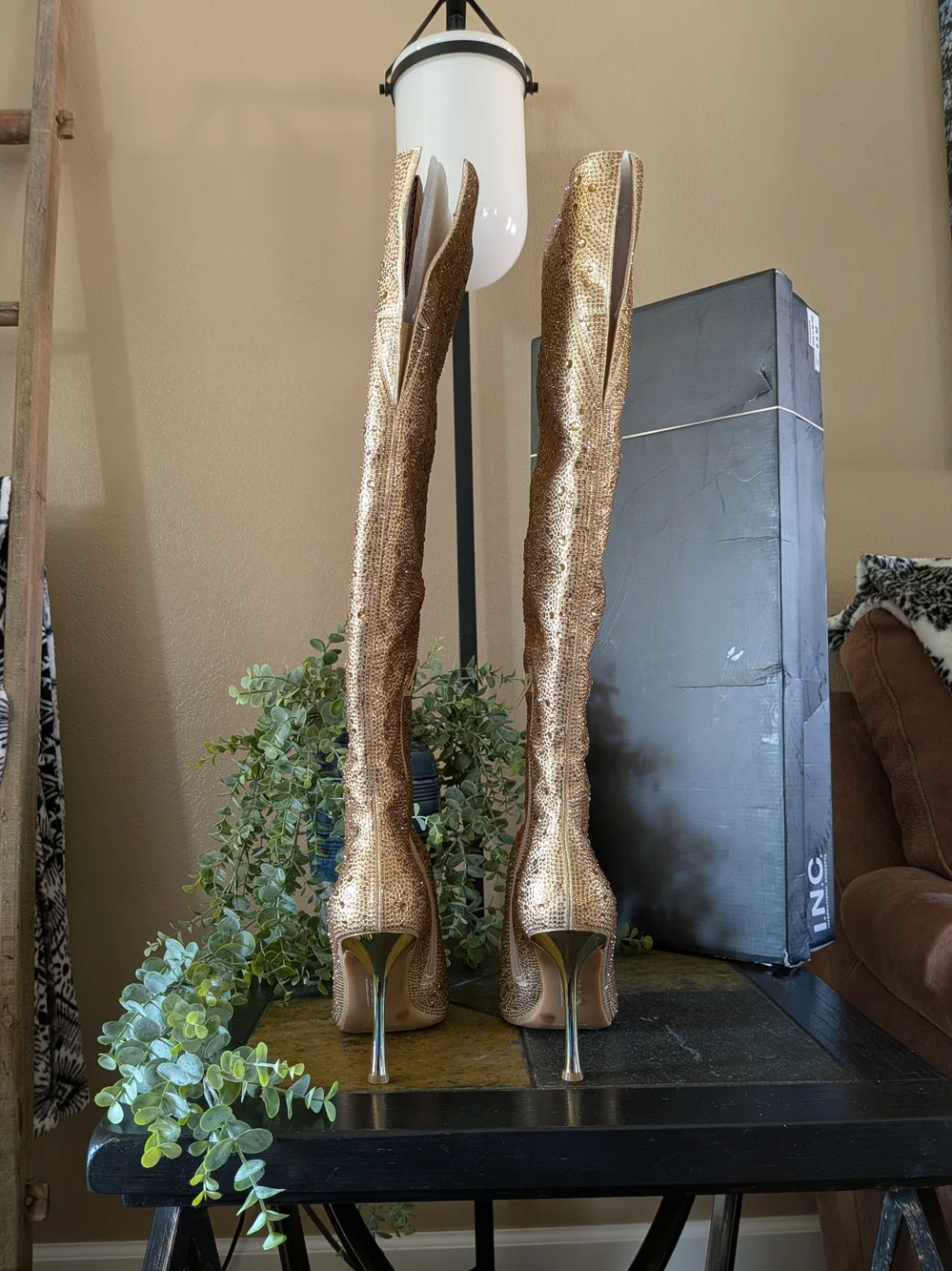 NWT!  I.N.C. International Concepts stiletto heel over-the-knee boots Size 8.5M